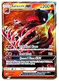 Pokemon, S&M, Burning Shadows, Salazzle GX 25/147, Ultra Rare, New, Mint
