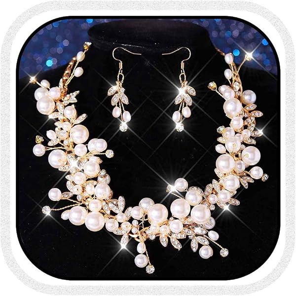 Aazon.co : Unicra Rose Flower Bride Wedding Hair Vine Silver Leaf...