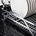 MICOE Dish Drain Drying Rack 1 tier Tableware organizer with Cup Holder Large Capacity dish racks for counter H-WDT1001