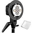 GODOX AD-B2 Dual Power Twin Head Bowens Mount to Install 2 AD200 or AD200 Pro Pocket Flash or Flashpoint eVOLV 200 TTL Modular Strobe Light Together to Achieve 400W Power Output