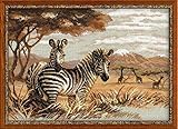 RIOLIS 1143 - Zebras in the Savannah - Counted Cross Stitch Kit 15¾