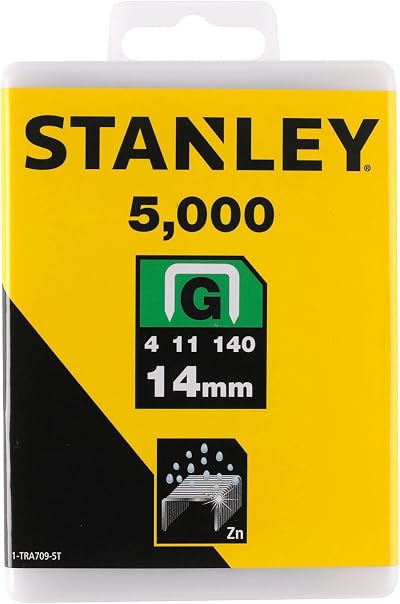 Stanley 1-TRA709-5T 14mm G-Type Heavy Duty Staples (5000)