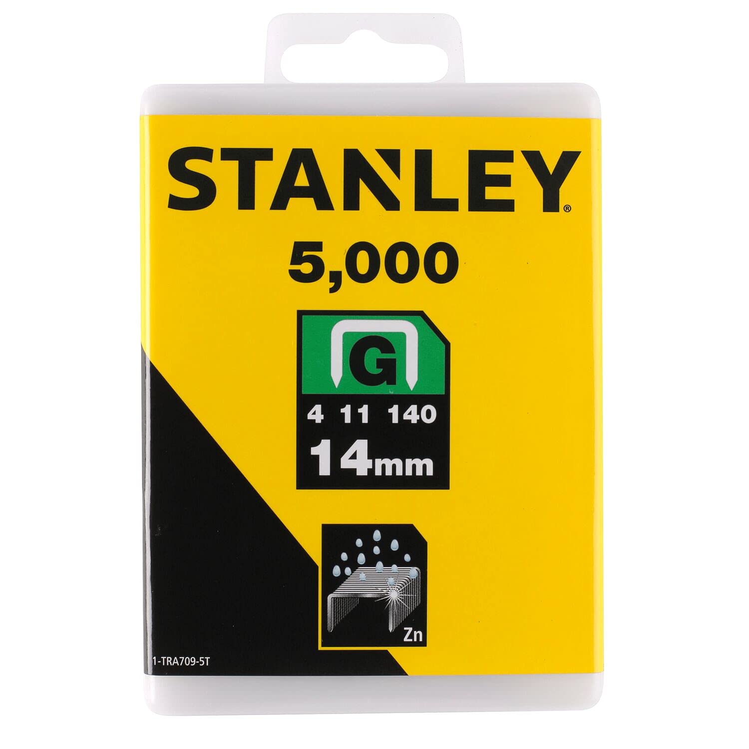 Stanley 1-TRA709-5T 14mm G-Type Heavy Duty Staples (5000 Pieces)