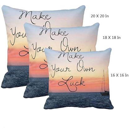 Amazon Com Jufan Mingcle Sunset Ocean Pillow Case Make Your Own