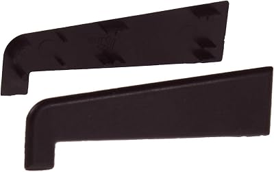 Eurocell 150mm uPVC Window Door Sill End Caps Dark Brown Pair