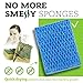 Non Scratch Dish Scrubbers for Cleaning Dishes (3PK) - Reusable Kitchen Sponge - Replace Dish Sponges for Washing Dishes - Best Household Scrubbing Pad & Alternative Dishwashing Scrub Pads Supplies