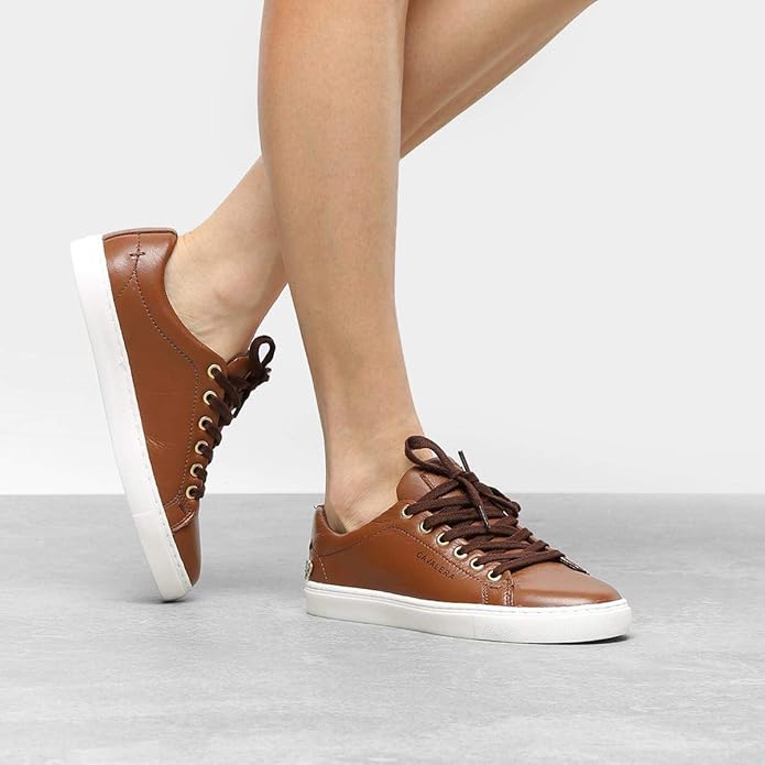 tênis couro cavalera greta feminino