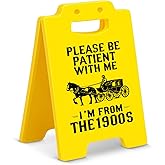 Funny Office Desk Decor Please Be Patient with Me Desk Sign Office Cubicle Decorations Humorous Gifts for Coworker Boss Leader Supervisor