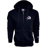 Blue 84 NHL unisex-adult Nhl Officially Licensed Full Zip Hooded Sweatshirt Icon Team Color