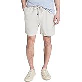 Onia Men's Air Linen Pull-On Shorts 6"