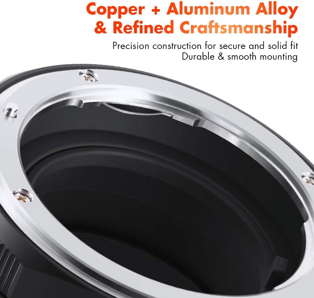 K&F CONCEPT Lens Mount Adapter for Nik G Mount Lens to Sony E NEX Camera Body, Nikon-G - Image 3