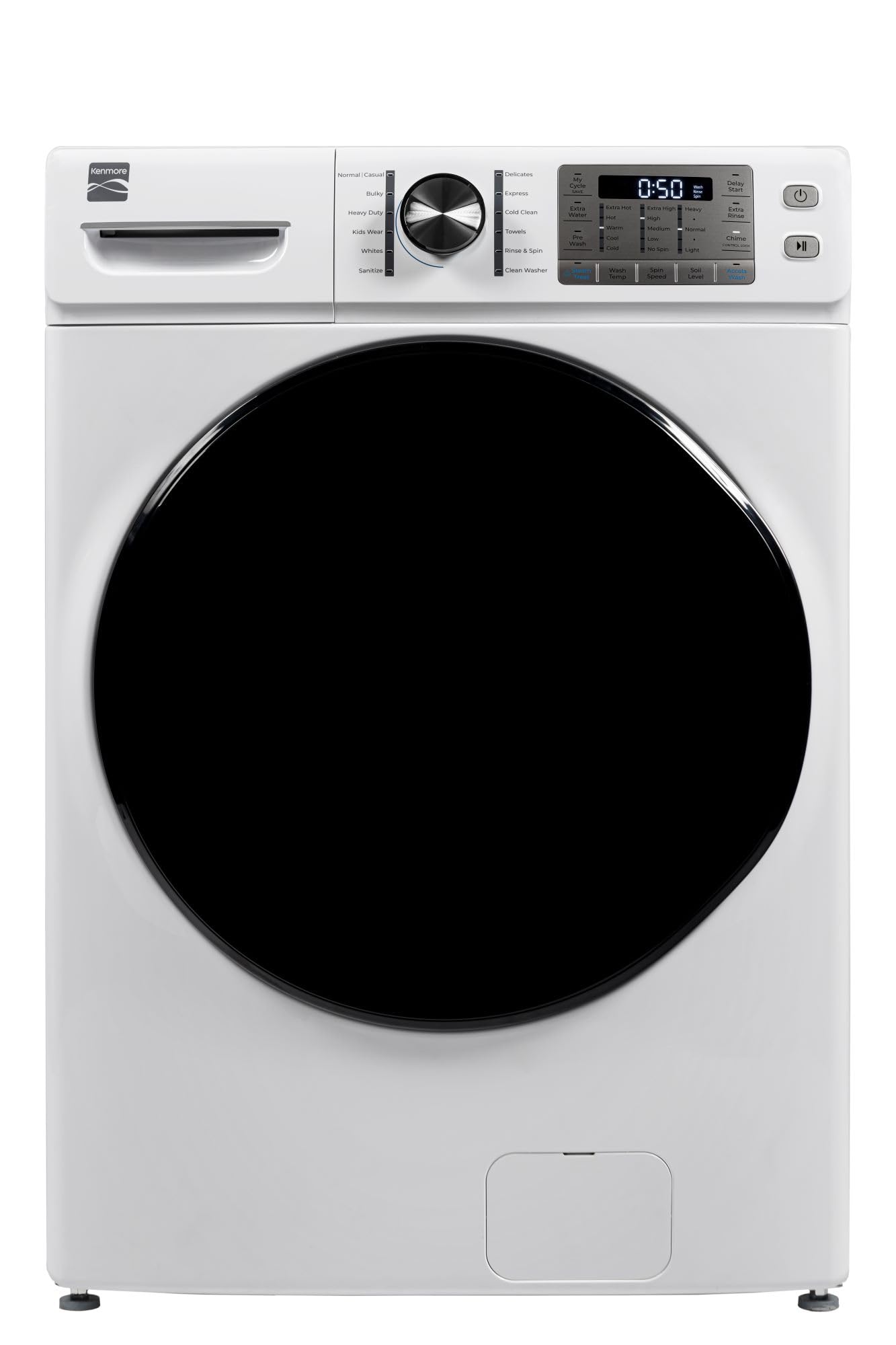 Kenmore 4.5 cu. ft. Front Load Washer with Stain Removing Steam Treatment - Reduce Laundry Time with Accela Wash - LED - ENERGY STAR Certified - White