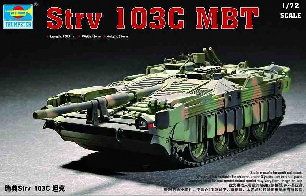 Trumpeter 1:72 - Swedish Strv103C Main Battle Tank