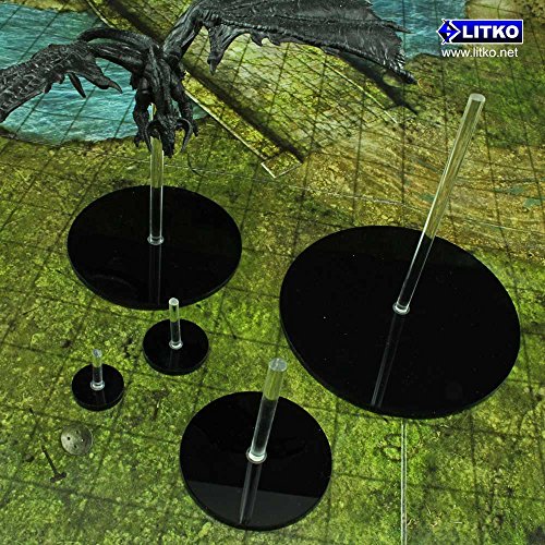 RPG Flight Stands, 2 Inch Circular, LARGE figure size (3)