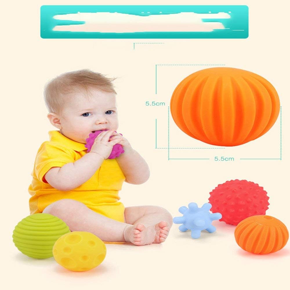 Voxloud Com Dgdolph 6pcs Enfants Tactiles Sensorielles Balle Jouet Bebe Developpement Precoce Jouet Multicolore Aspirateurs Traineaux Aspirateurs