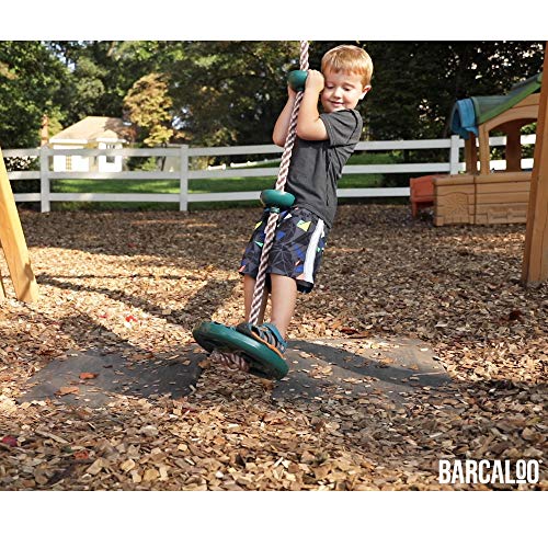 Barcaloo Climbing Rope with Disc Swing Seat - Playground Equipment Set