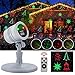 Christmas Projector Lights, MaLivent Waterproof Laser Lights with Red and Green Laser Light Galaxy Show Spotlight with RF Remote Indoor Outdoor for Xmas Holiday Party Landscape Decoration