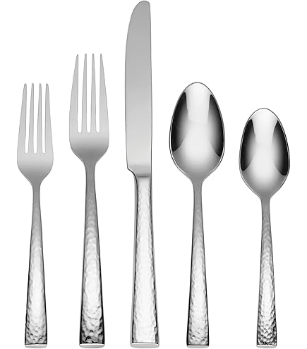 Amazon.com | Oneida H156045A Reyna 45 Piece Everyday Flatware Set