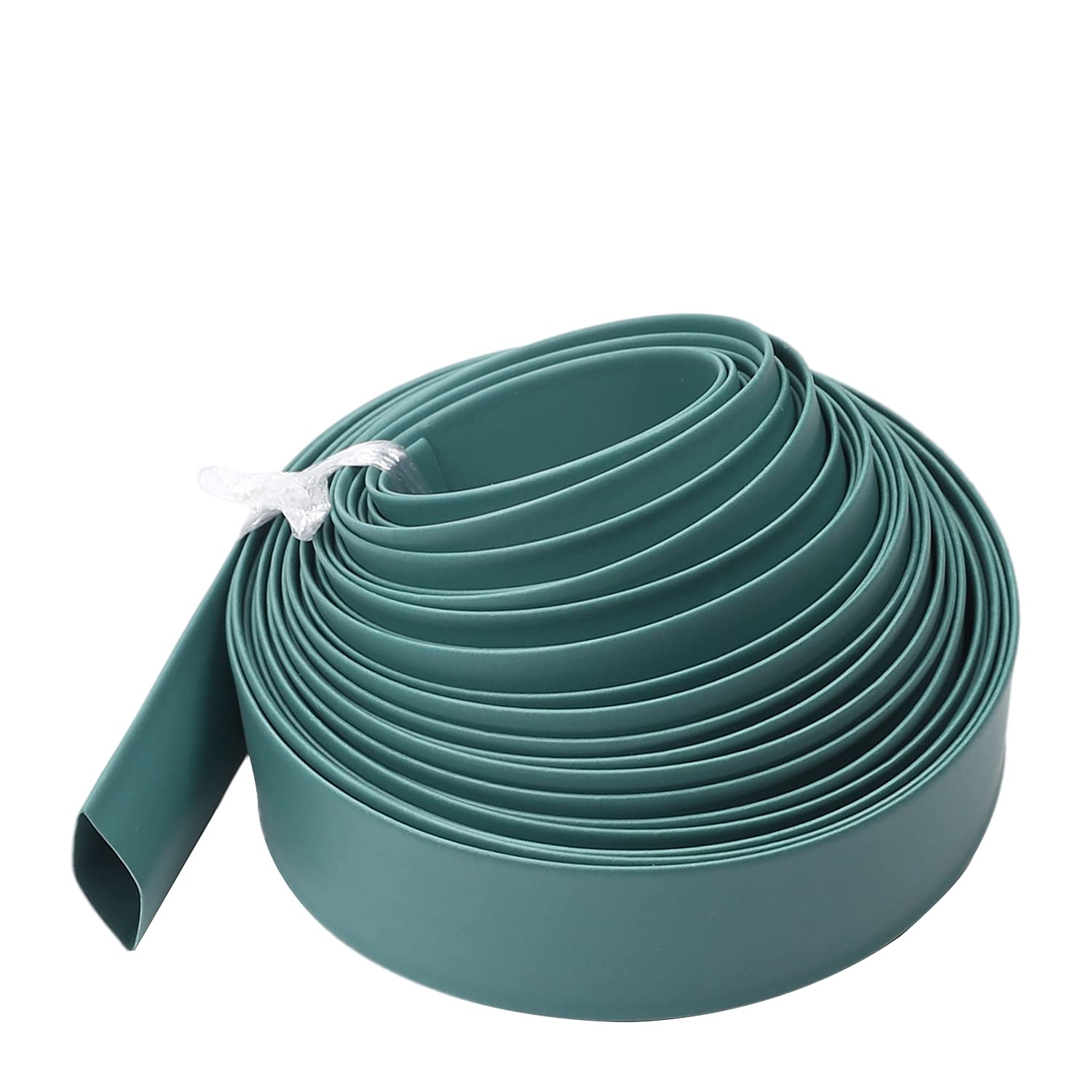 Othmro 1pc Heat Shrink Tubing, 13mm ID Shrink Tube Electric Insulation Tube, 2:1 Ratio Heat Shrink Sleeving Cable Protector—Green (Length: 5m)