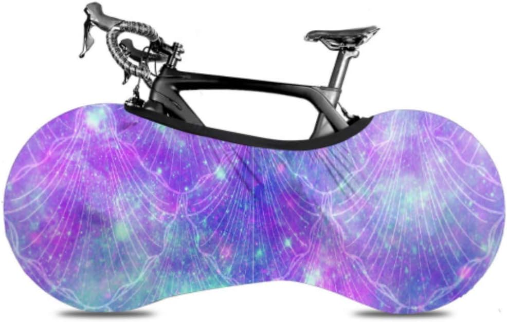 VvxXvx Mermaid Marbled Galaxy Print Bicycle Wheel Cover