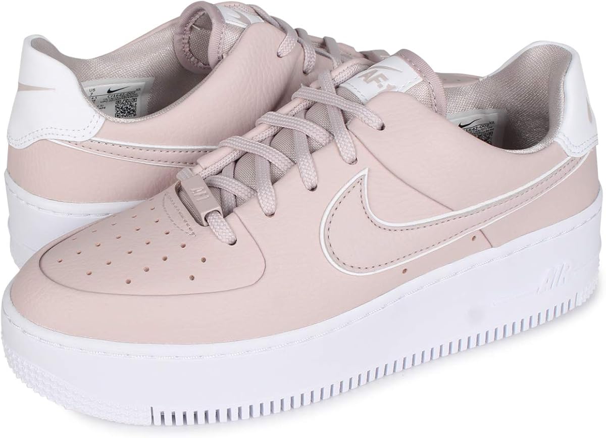 Amazon ナイキ エアフォース1 スニーカー 厚底 Wmns Air Force 1 Sage Low ピンク Cj1642 002 Us6 5 23 5 並行輸入品 スニーカー