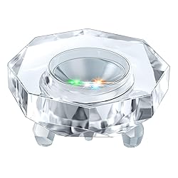 IFOLAINA Crystal LED Light Base Multicolor Changing