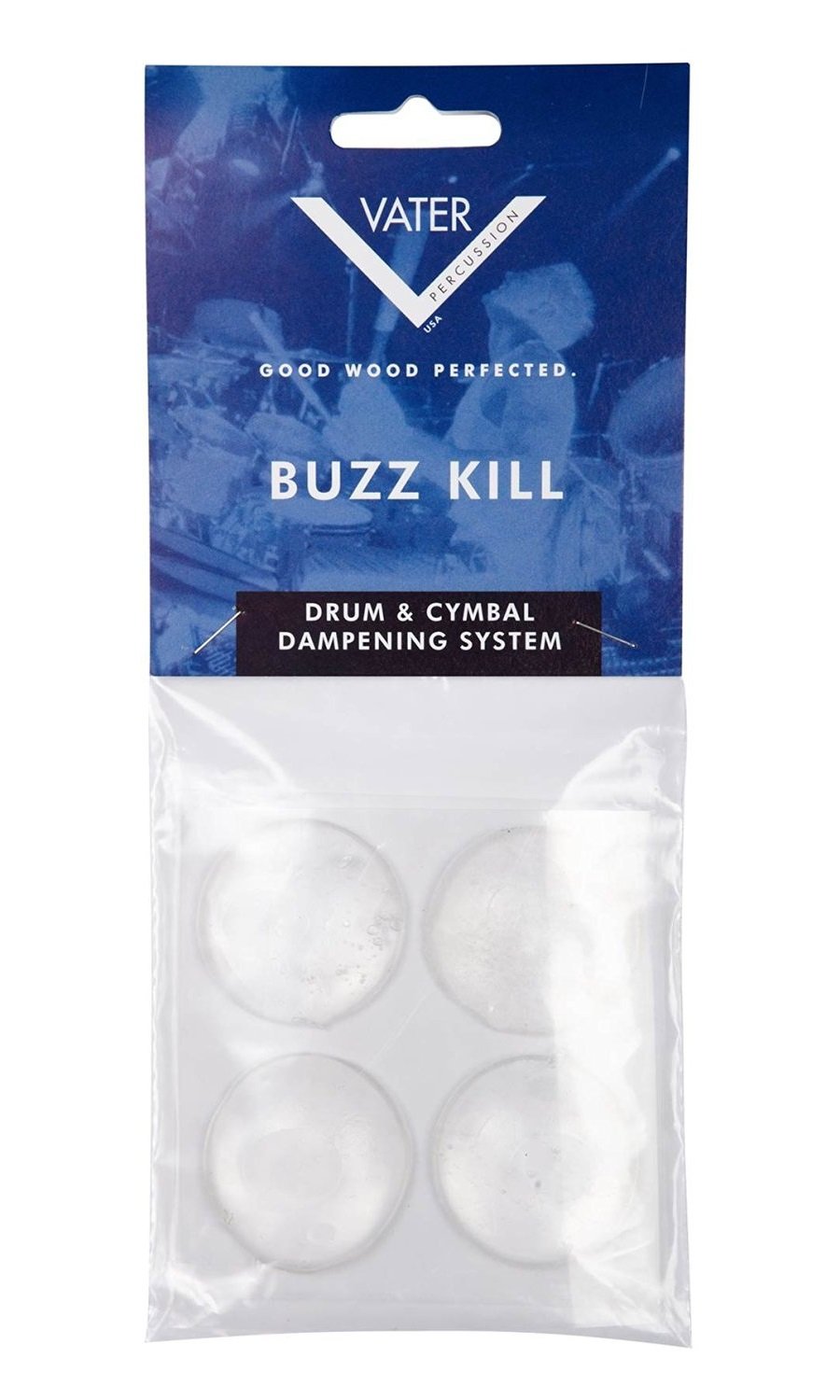 Vater Drumsticks VBUZZXD - Buzz Kill Extra Dry Dampener Gel- 4 Pack