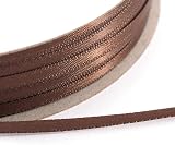 Vaessen Creative Satin Ribbon Brown 3mm x 100m Double-Sided Shine view 5