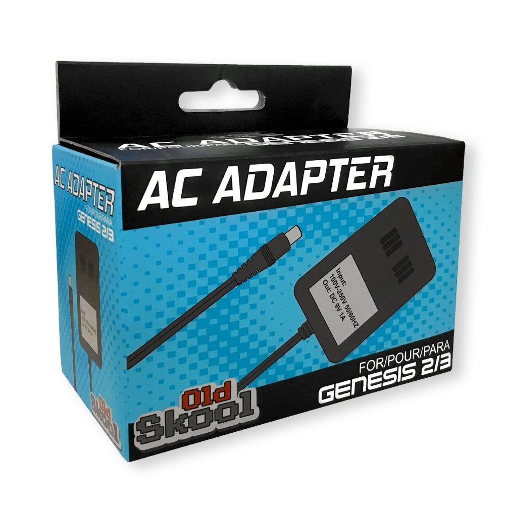 Old Skool Sega Genesis Ac adapter for Genesis 2 and 3 or Game Gear: Video Games