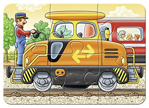Ravensburger Kinderpuzzle - 06954 Bei der Arbeit - my first puzzle mit 2,4,6,8 Teilen - Puzzle für Kinder ab 2 Jahren, White – Bild 4