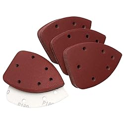 180 Grit Mouse Detail Sander Sandpaper, 40 PCS 6