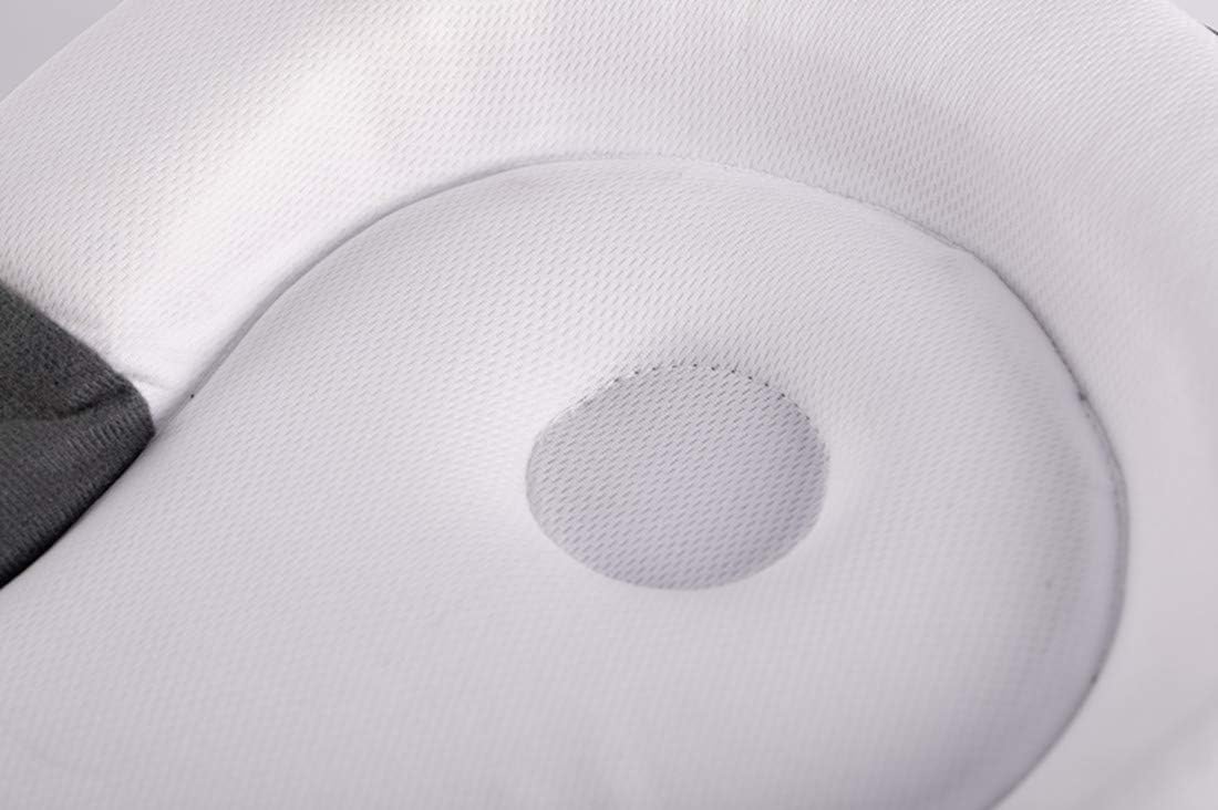 BESTLA Portable Baby Head Support Newborn Lounger Baby Bed Mattress Hook & Loop Design Removable Easy Cleaning Baby Bed: Home & Kitchen
