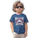KEKEMI Baseball Shirt for Toddler Boys Girls Baseball Team Print T-Shirt Ballgame Outfit Game Day Tees Cute Summer Sport Tops