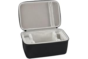 ZLIT Case for Xiaomi Projector,EVA Hard Shell Travel Carrying Storage Case Bag for Xiaomi mijia Youth Edition 1/2 Generation Portable Projector (Black)