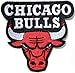 Red Chicago Bull NBA Basketball Logo Sign Patch Iron on Applique Embroidered