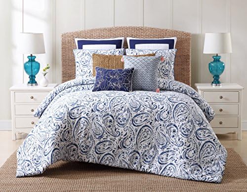 Oceanfront Resort Indienne Paisley Cotton Duvet Cover Set, Full/Queen