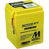 MotoBatt MBT6N4 (6V 4 Amp) Factory Activated Maintenance Free QuadFlex AGM Battery Replaces - 6N42A, 6N42A3, 6N42A4, 6N42A5, 6N42A6, 6N42A8