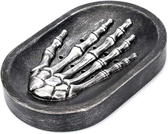 Teepao Skelett Seifenschale 2019 Kreative Harz Totenkopf Hand