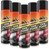 Armor All Tire Foam, Tire Cleaner Spray for Cars, Trucks, Motorcycles, 20 Oz Each, 1.25 Pound (Pack of 5)