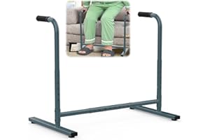 THOOUM Couch Chair Sofa Stand Assist for Seniors, Height & Width Adjustable Couch Lift Assist for Elderly Mobility Sit to Stand(300LBs Loading, Dark Gray)