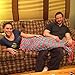 xjamus Colorful Mermaid Tail Blanket for Kids/Adults, Soft and Cozy Precision Knitting Sleeping Bag Camping, Orange