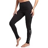 Spyder Womens Leggings - Soft High Waisted Ankle Jersey Cotton Leggings for Women with 4-Way Stretch Wide Waistband