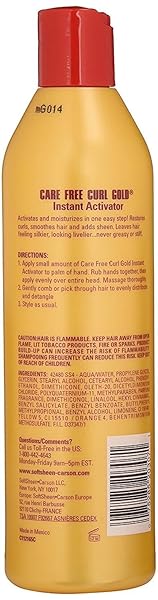 SOFTSHEEN-CARSON CARE FREE CURL GOLD, INSTANT ACTIVATOR 16 OZ (PACK OF 3)