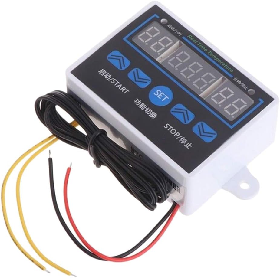 12V/220V 10A Digital LED Temperature Controller XH-W1411 Thermostat with Waterproof NTC Control Switch Sensor