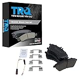 TRQ Front Brake Pads Ceramic Compatible with