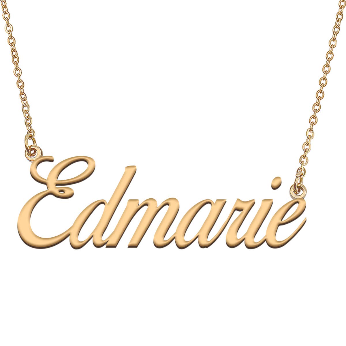 HUAN XUN Customized Custom Simple Any Name Necklace