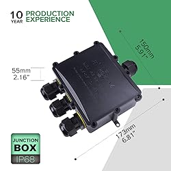 4 Way Electrical Junction Box, La Vane IP68