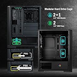 BitFenix Nova Mesh SE TG ARGB Edition High Airflow
