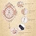 Swascana 3D Hand Carved European Style Silent Angel Decorative Gift Resin Wall Clock, 13