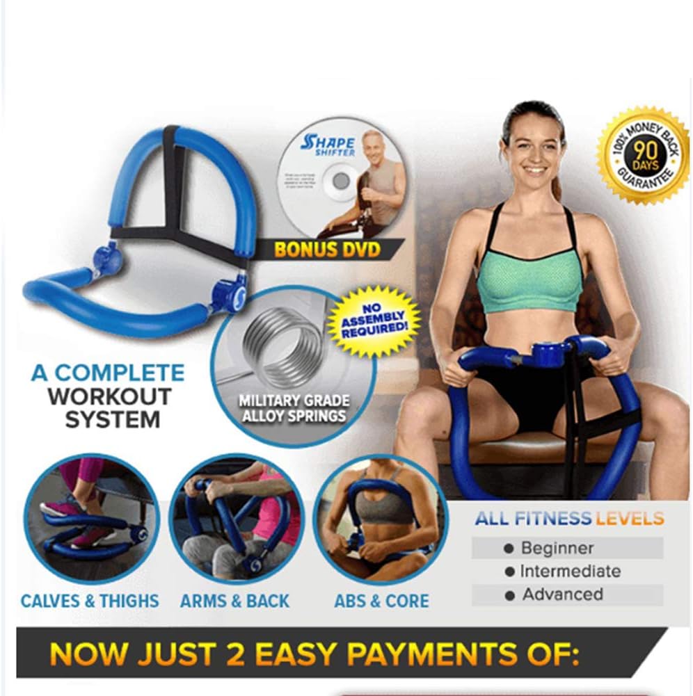 MBB Ab Equipment, Home Ab Machine Function Movement Multiple Core Strength, Abdominal Training 10 in 1 Magic Body Builder with 3 Levels Resistance for Teenage, Women and Men.122 Country Patented Green : Sports & Outdoors